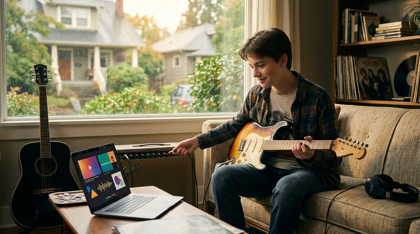 Online Guitar Lesson Platform for Rock and Blues Players