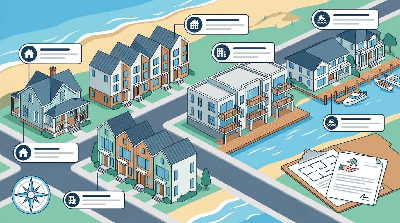 Fenwick Island Property Types: What You Can Buy in 2026