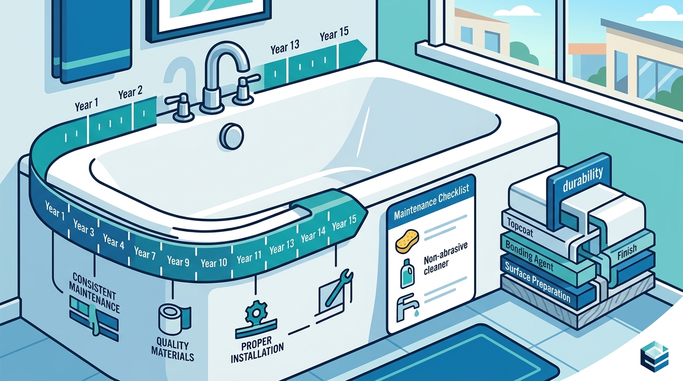 How Long Does Professional Bathtub Refinishing Last in Corona, 2