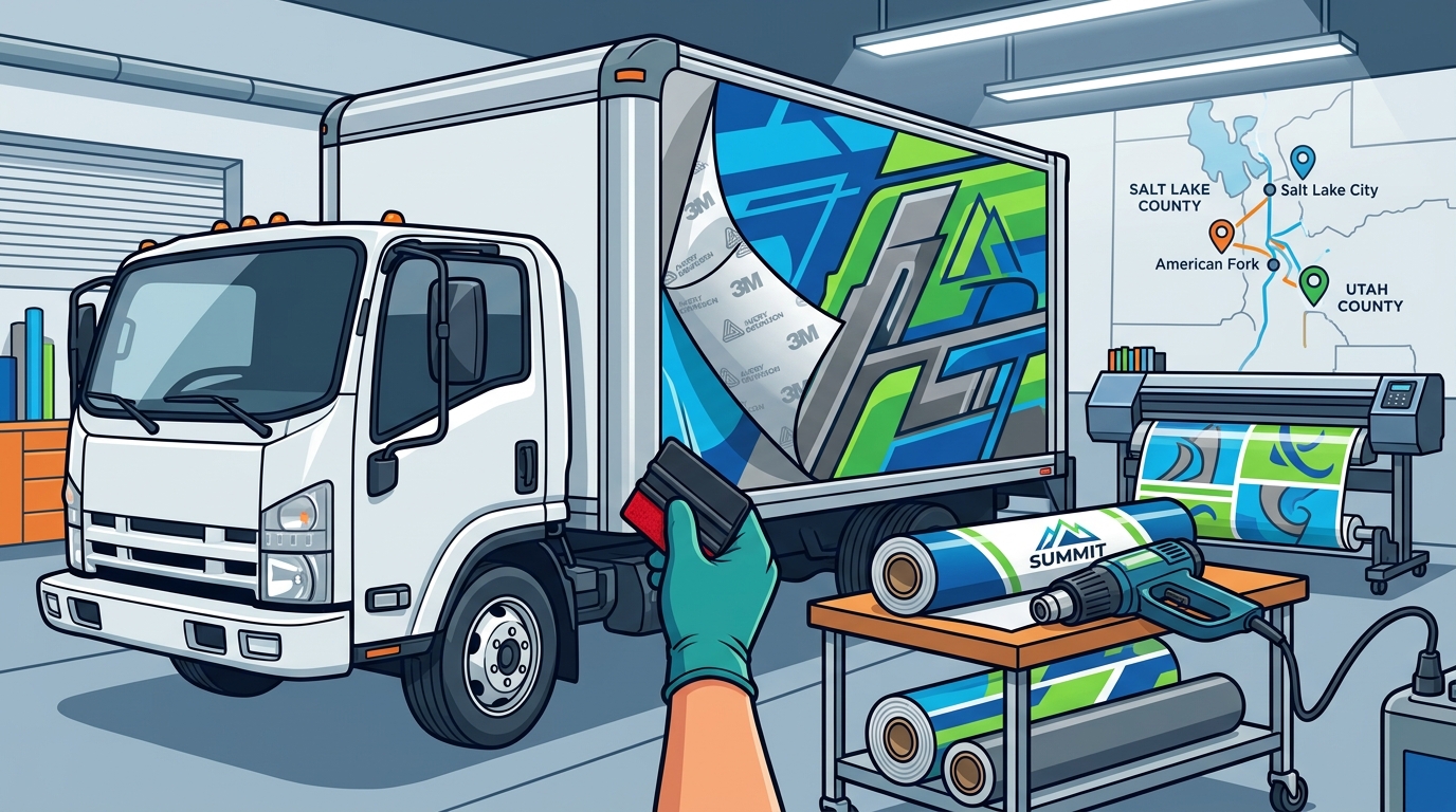 Commercial Vehicle Wrap Guide for Salt Lake County