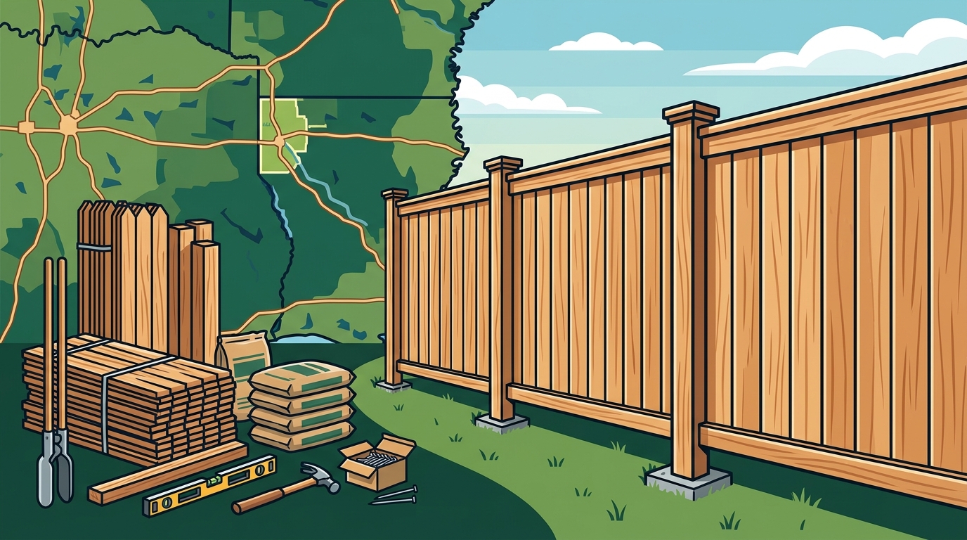 Wood Privacy Fence Installation in Greenwood, LA: 2026 Guide
