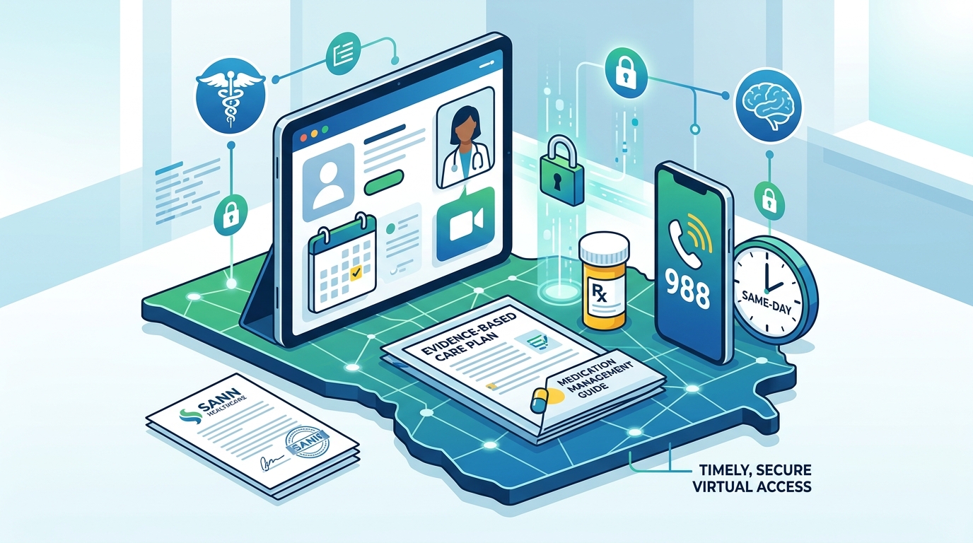 Immediate Psychiatric Care via Telehealth in Georgia: 2026 Guide