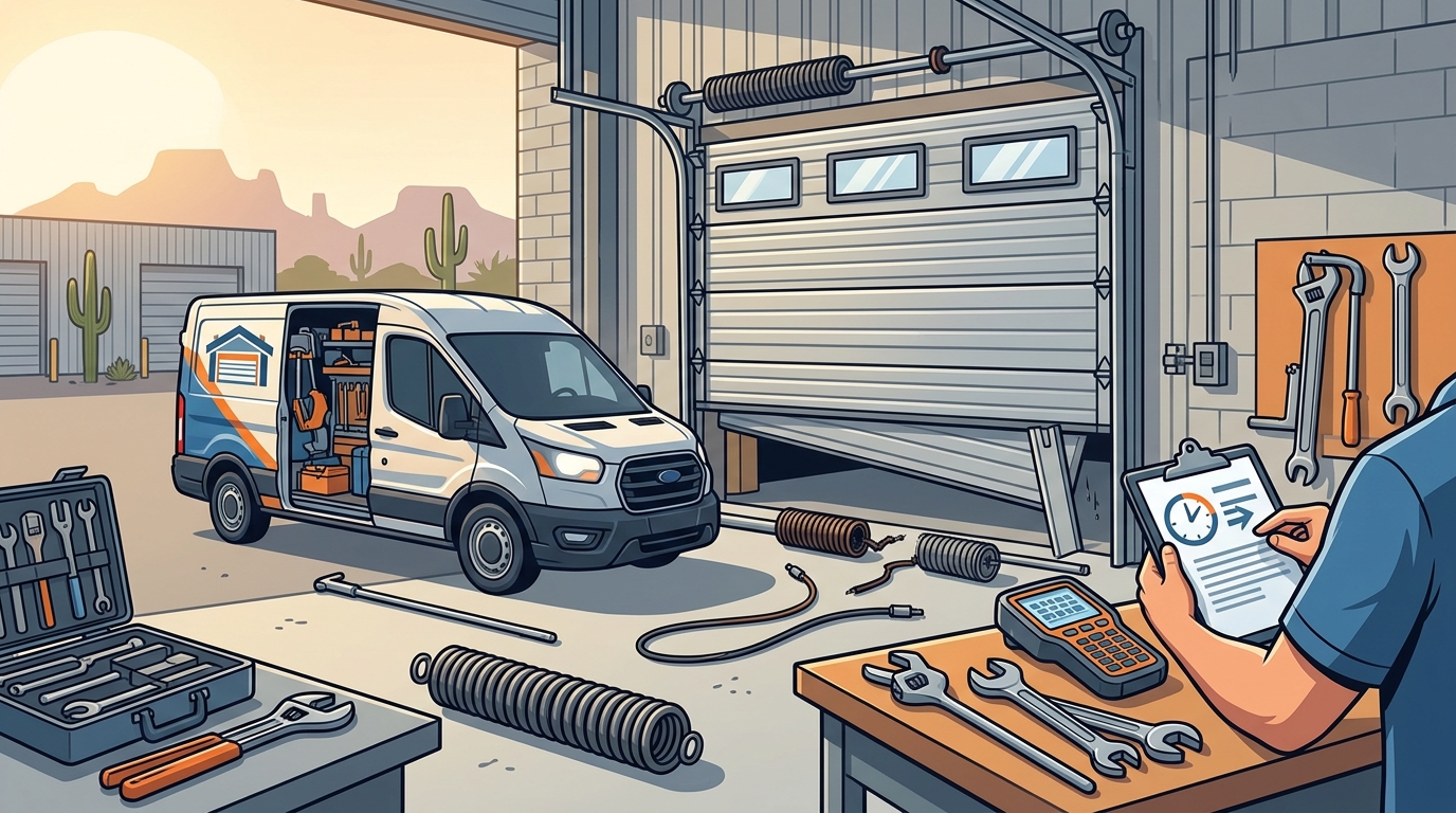 Commercial Garage Door Repair in Phoenix: Emergency Support