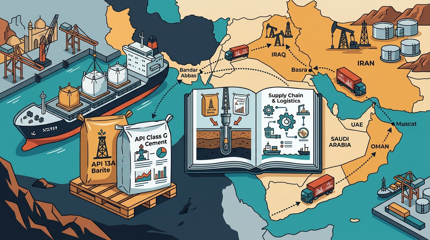 Sourcing API 13A Barite and Class G Cement in Iraq and the GCC