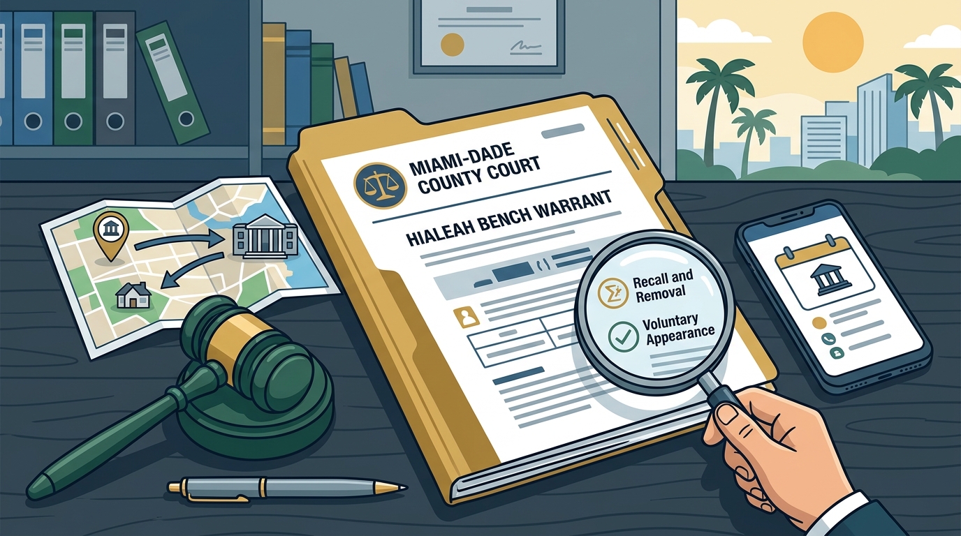 Who Can Help With a Bench Warrant in Hialeah?