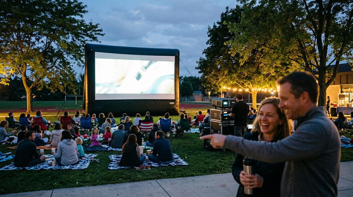 Rent Projector and Screen for School Movie Nights Near Wauwatosa