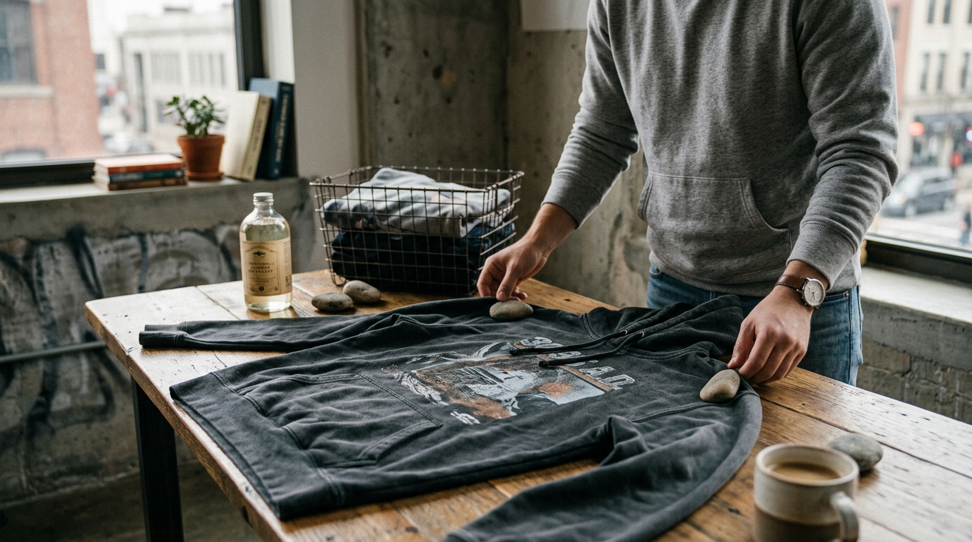 How to Wash Graphic Streetwear Hoodies to Prevent Print Cracking