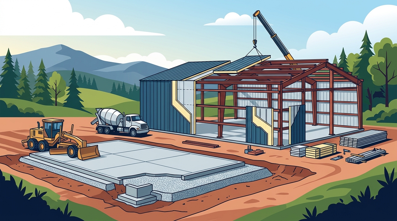 Building a Year-Round Insulated Metal Workshop in VA and NC