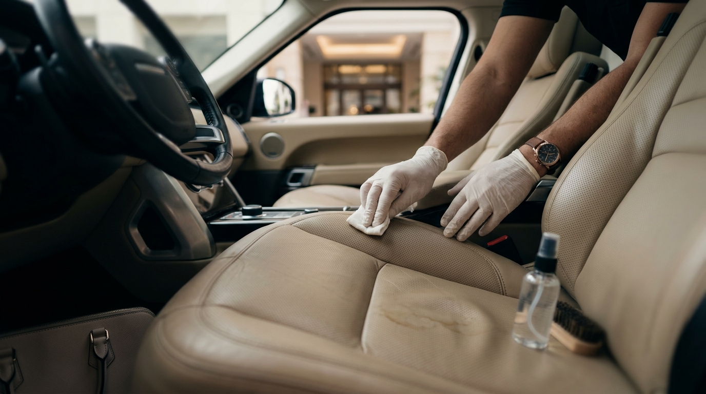 Leather Seat Stain Removal Near Westshore, Tampa