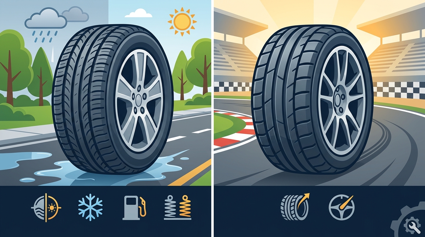 All-Season vs. Performance Tires for Daily Driving
