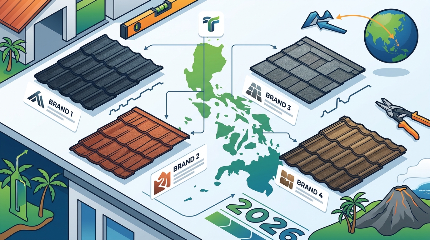 Stone-Coated Steel Roofing Brands in the Philippines: A 2026