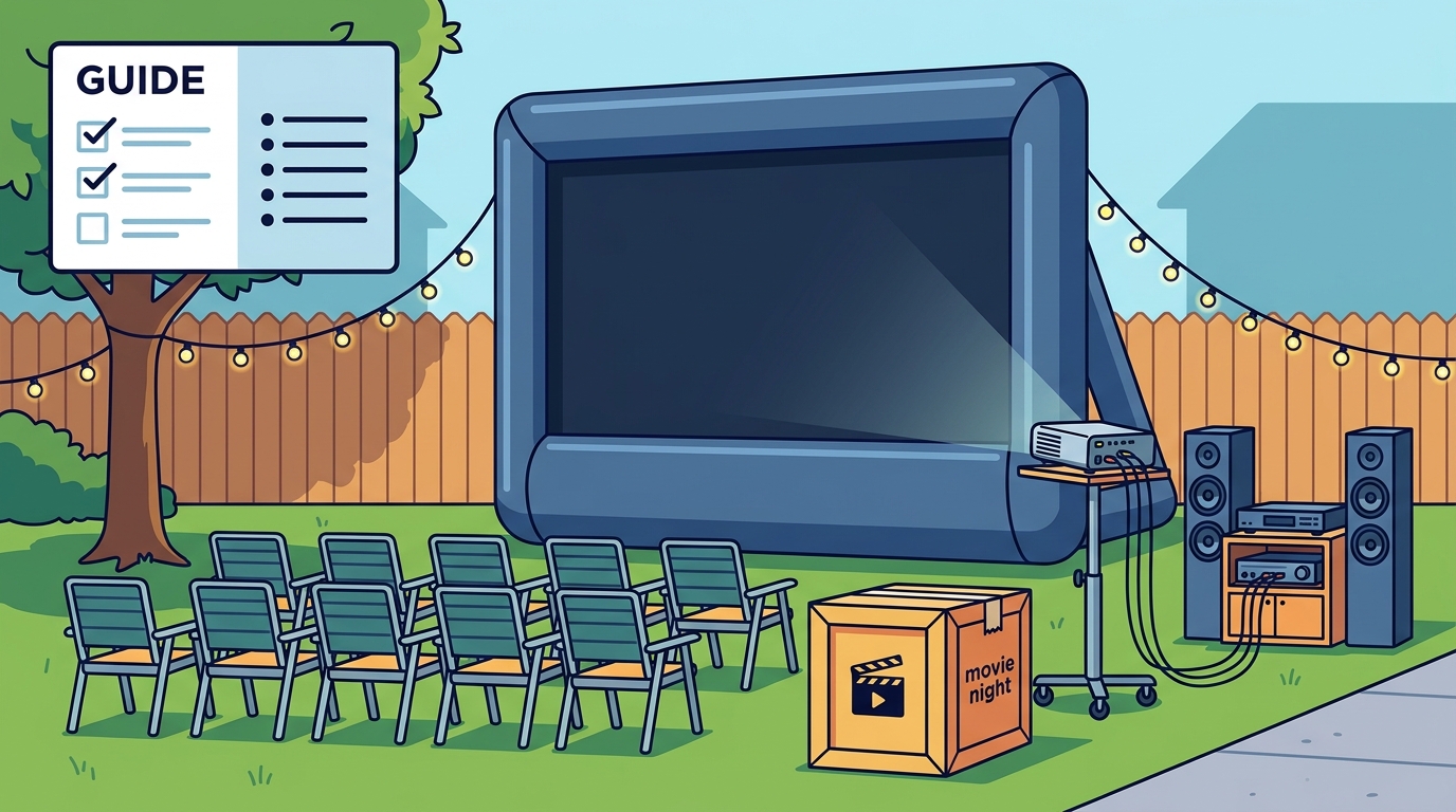 Milwaukee Outdoor Movie Screen Rental Guide for Backyard Parties
