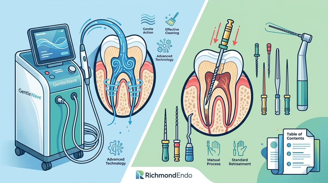 GentleWave Technology vs. Traditional Root Canal Retreatment