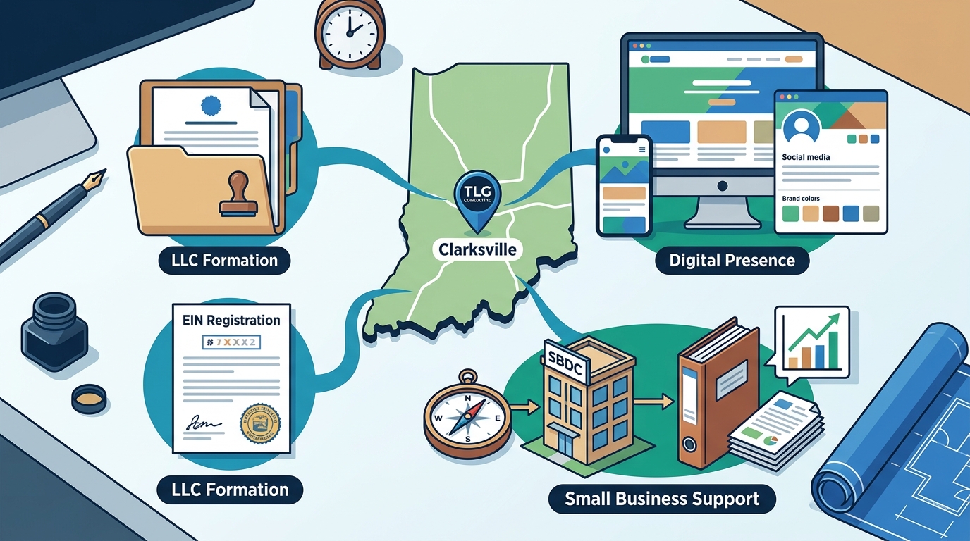 Who Helps New Entrepreneurs in Clarksville, IN Set Up an LLC, 20