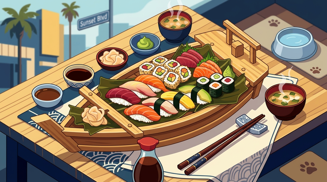 Best Sushi Near Sunset Blvd Los Angeles: A 2026 Guide