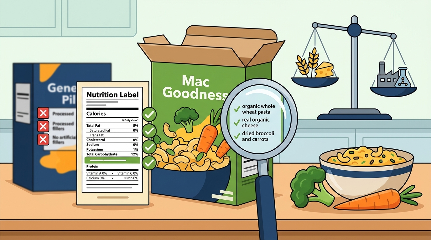 What is the healthiest boxed mac and cheese for kids?