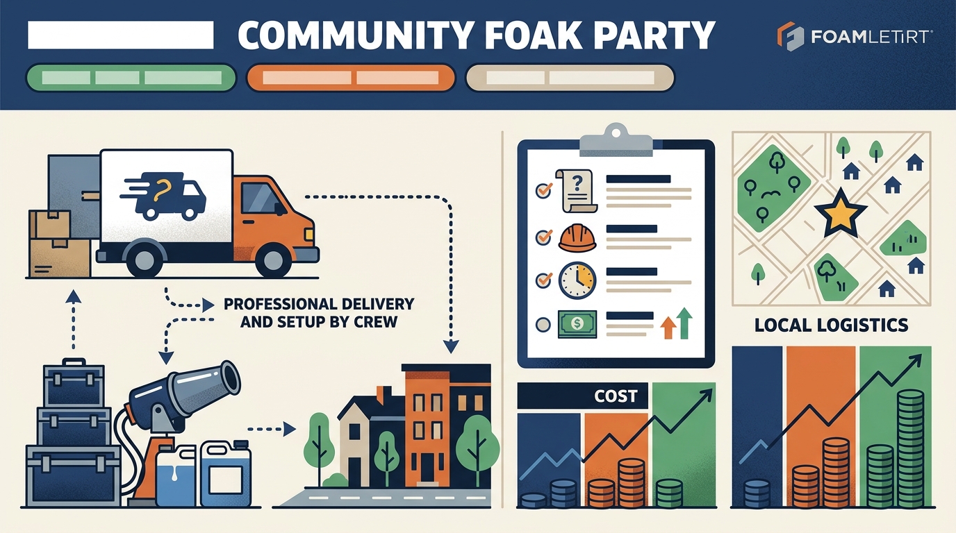 Milwaukee Block Party Foam Rental Guide 2026