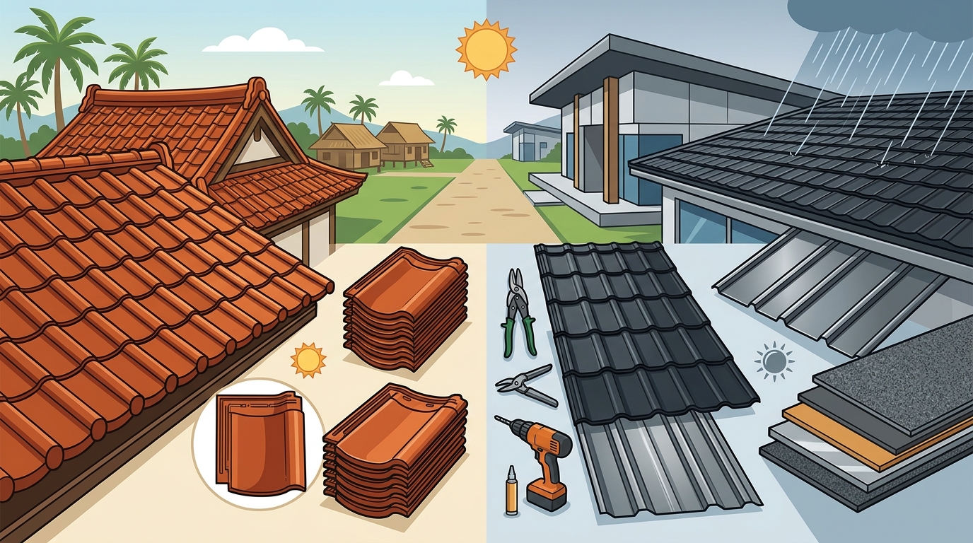 Philippine Roofing Suppliers: Clay and Metal Tile Options