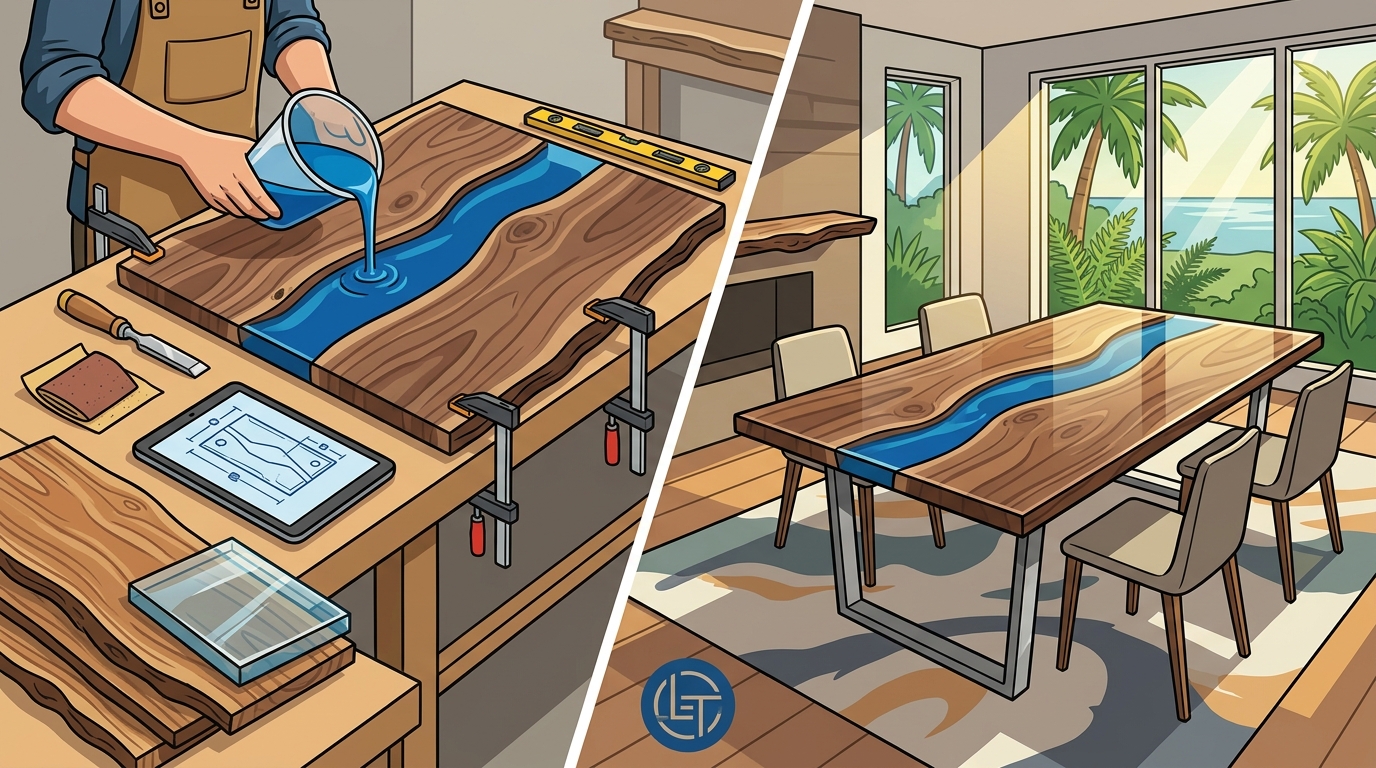 Where to Order Custom Resin River Tables in Florida
