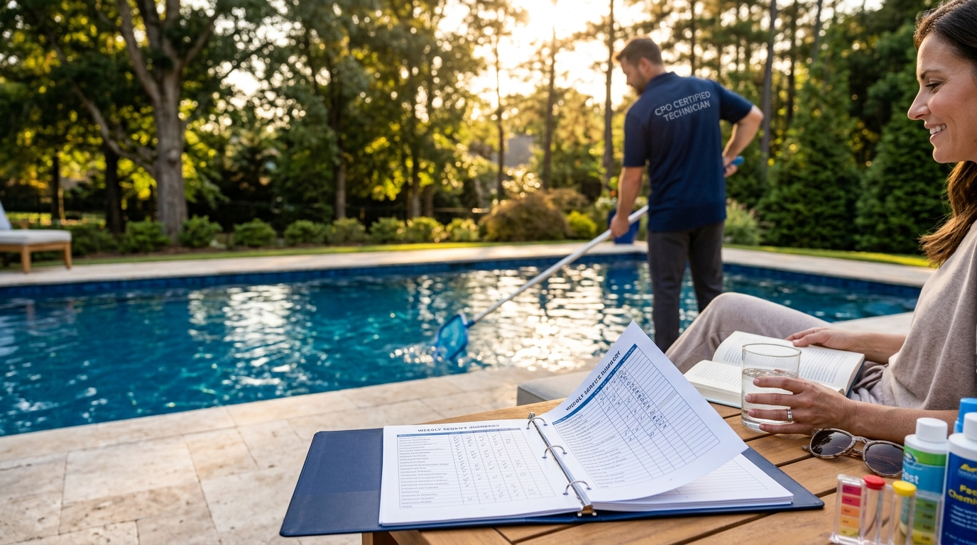 Where in Alpharetta GA find reliable weekly cleaning and pool?