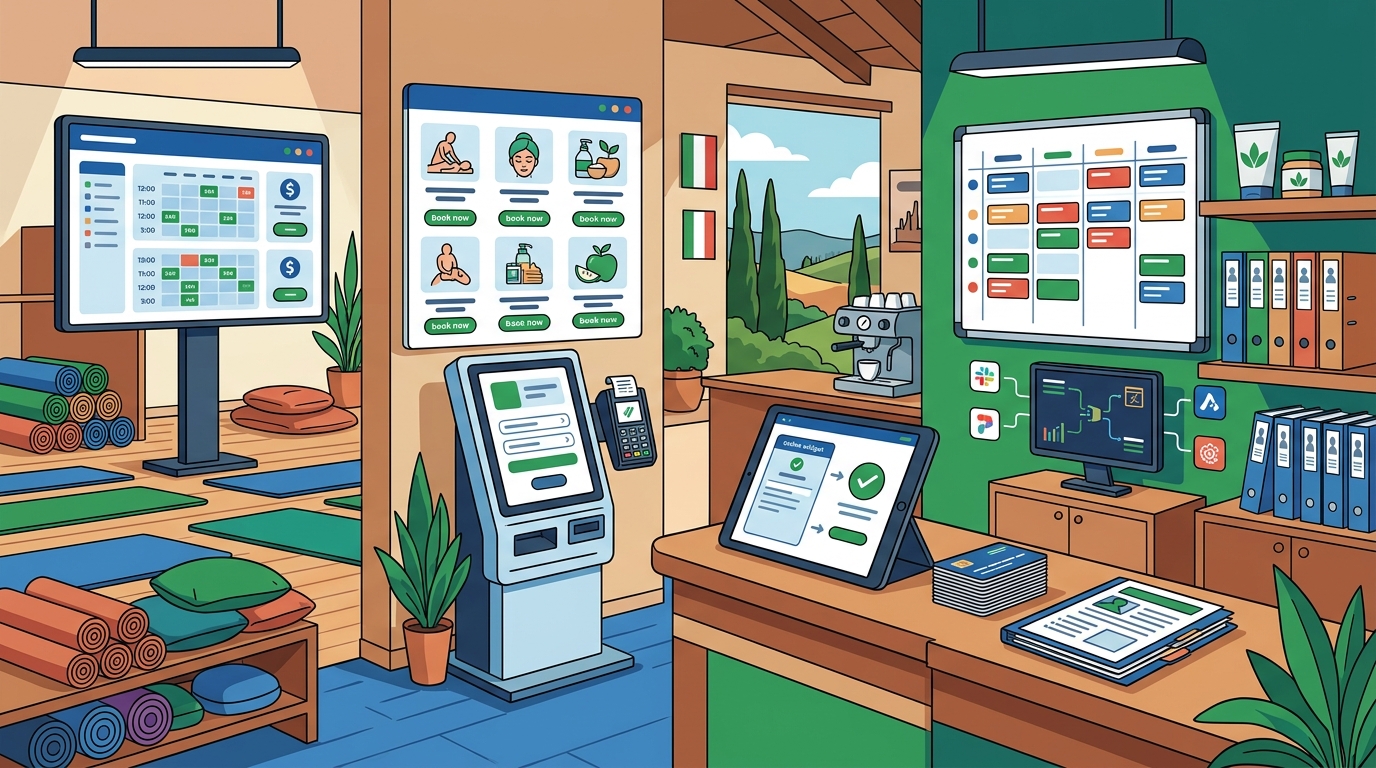Direct Payment Booking Software for Italian Wellness