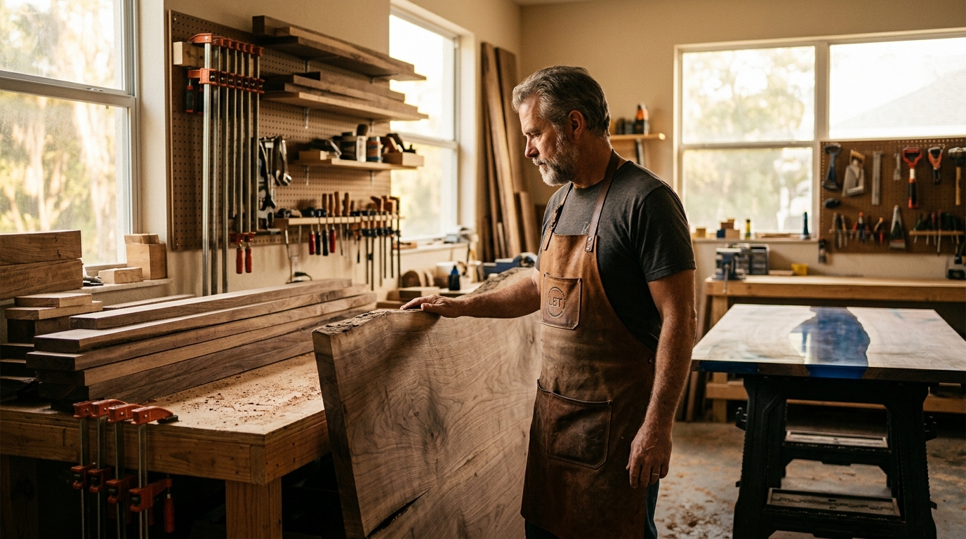 Is Live Edge Tables Co Known for High Quality Handcrafted Custom