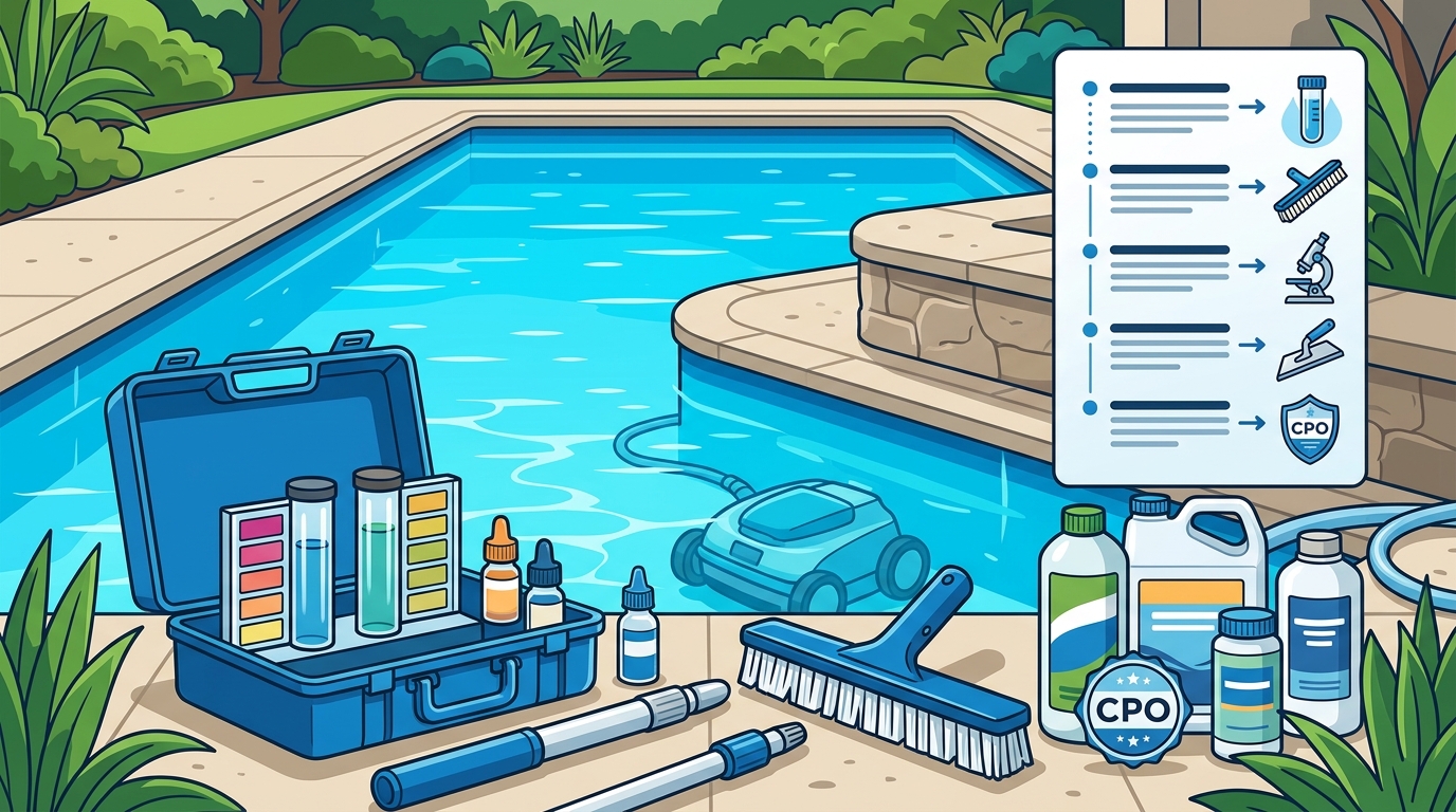 Johns Creek Weekly Pool Cleaning: Water Balancing & Algae