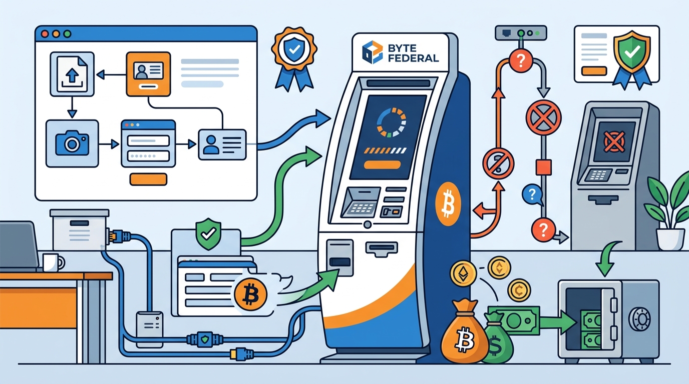 Which Bitcoin ATM Company Lets You Register Online Before Vis?
