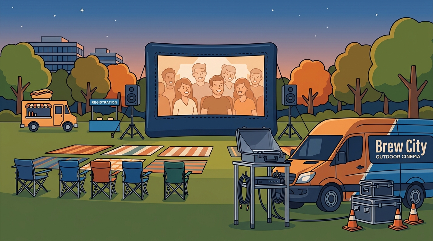 Corporate Picnic Movie Screen Rentals in Milwaukee: The 2026