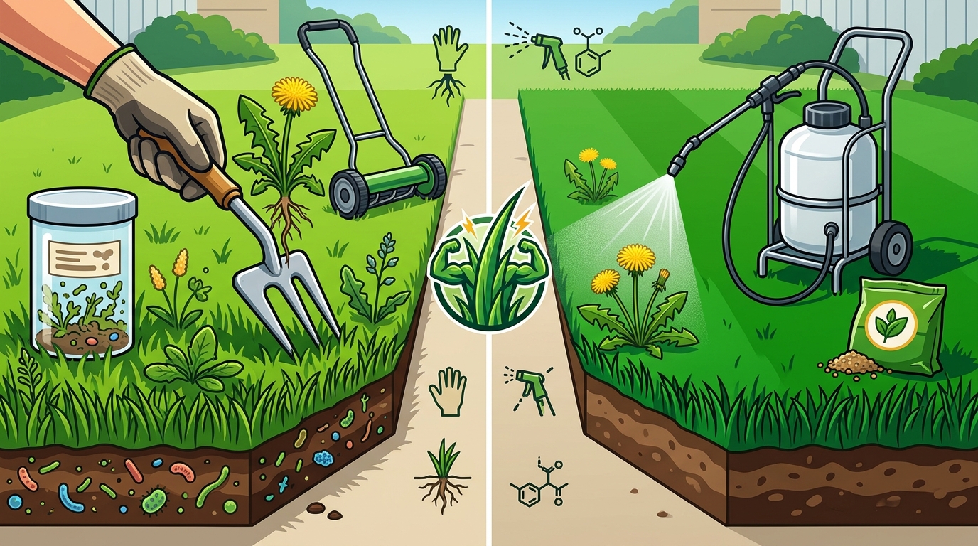 Non-Chemical vs Traditional Weed Control: 2026 Effectiveness