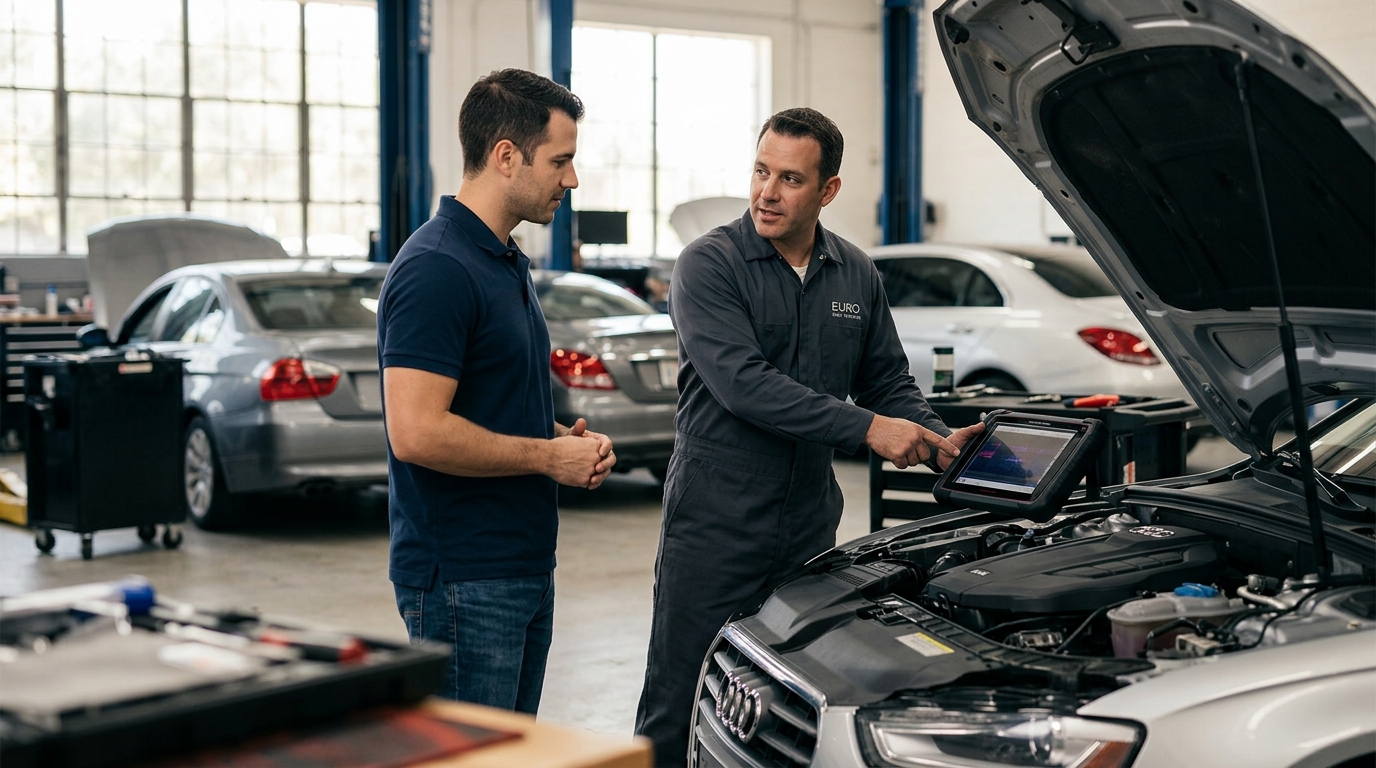 Pre-Purchase Inspection for Used Audi in North Miami Beach