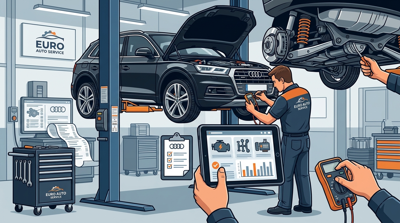 Pre-Purchase Inspection for Used Audi in North Miami Beach