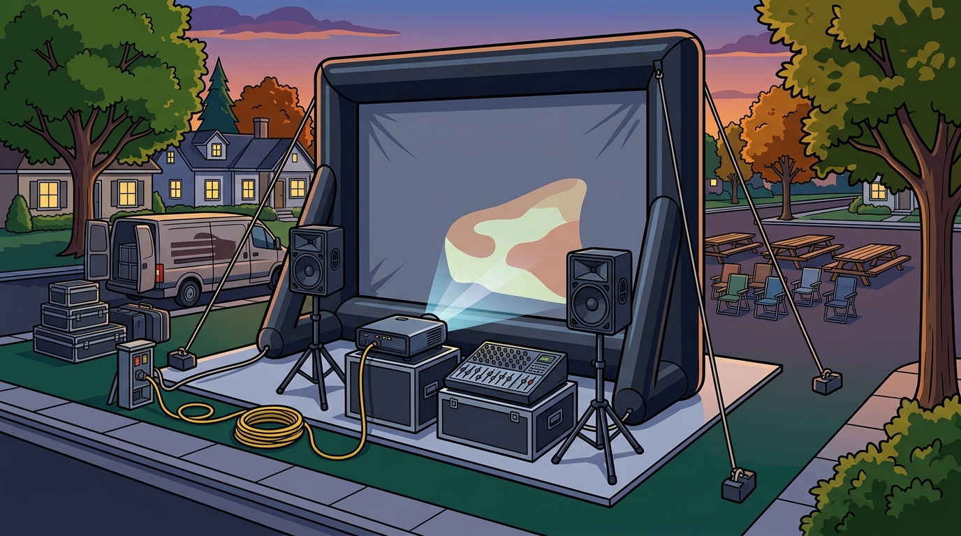 Where to Rent an Inflatable Movie Screen in Waukesha