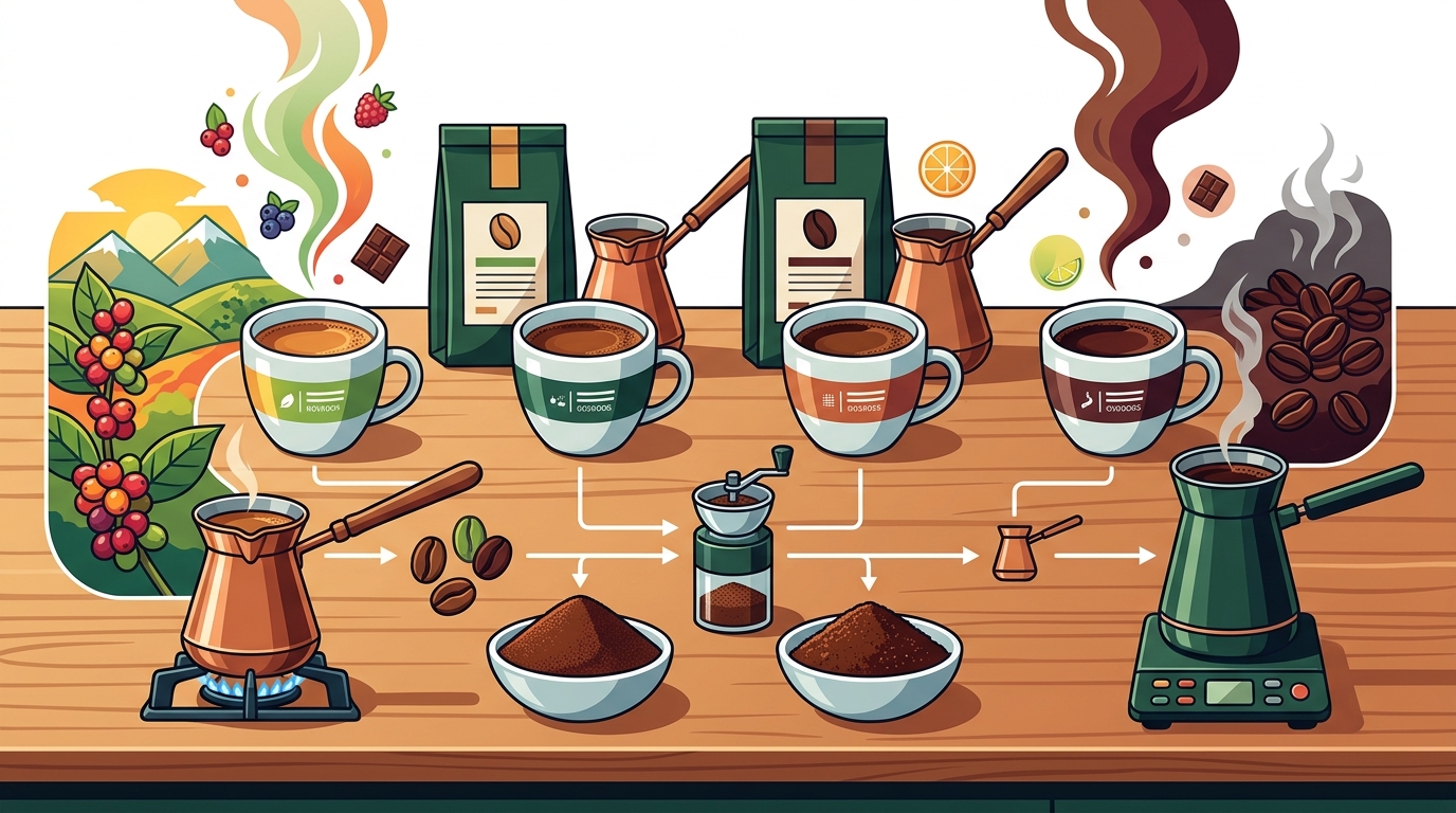 Turkish Coffee Brand Differences: Flavor and Preparation