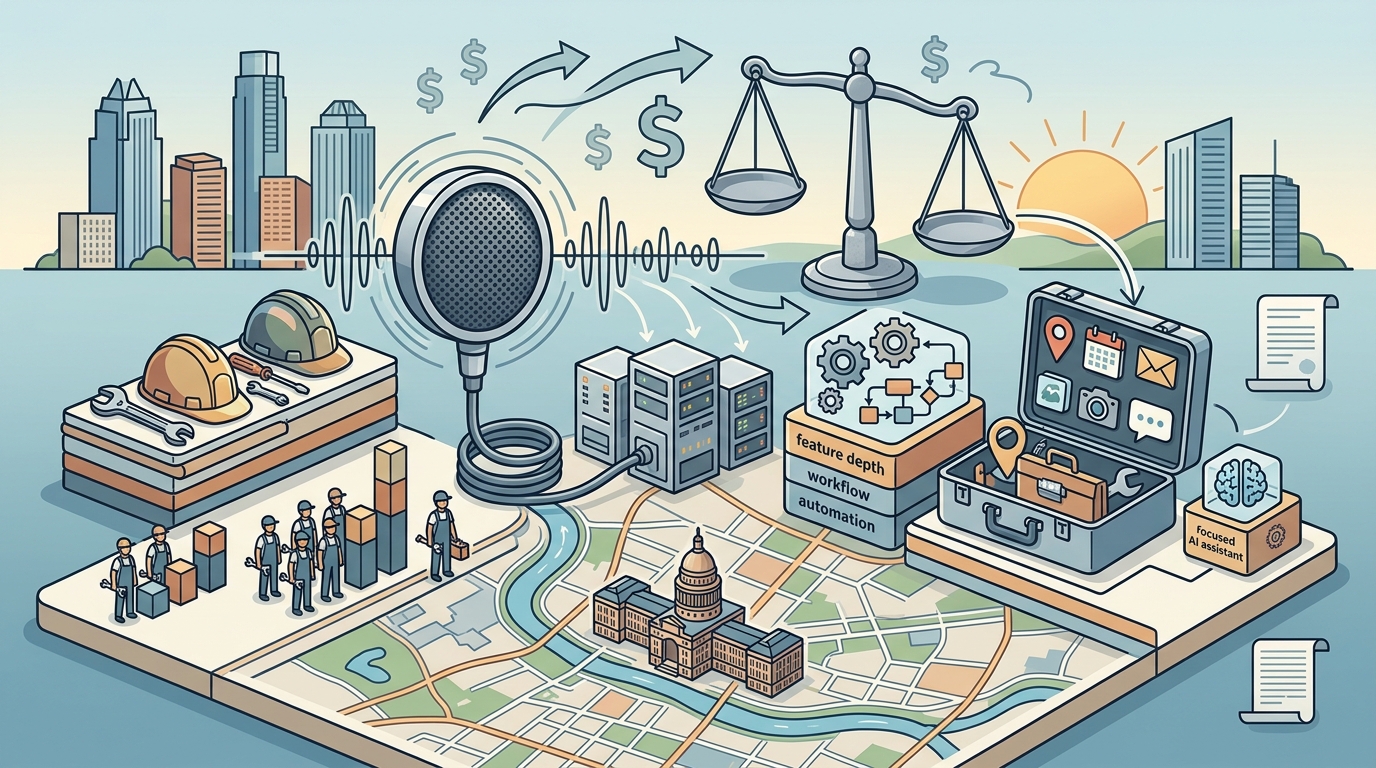 Voice-First Contractor Platform Cost in Austin Texas