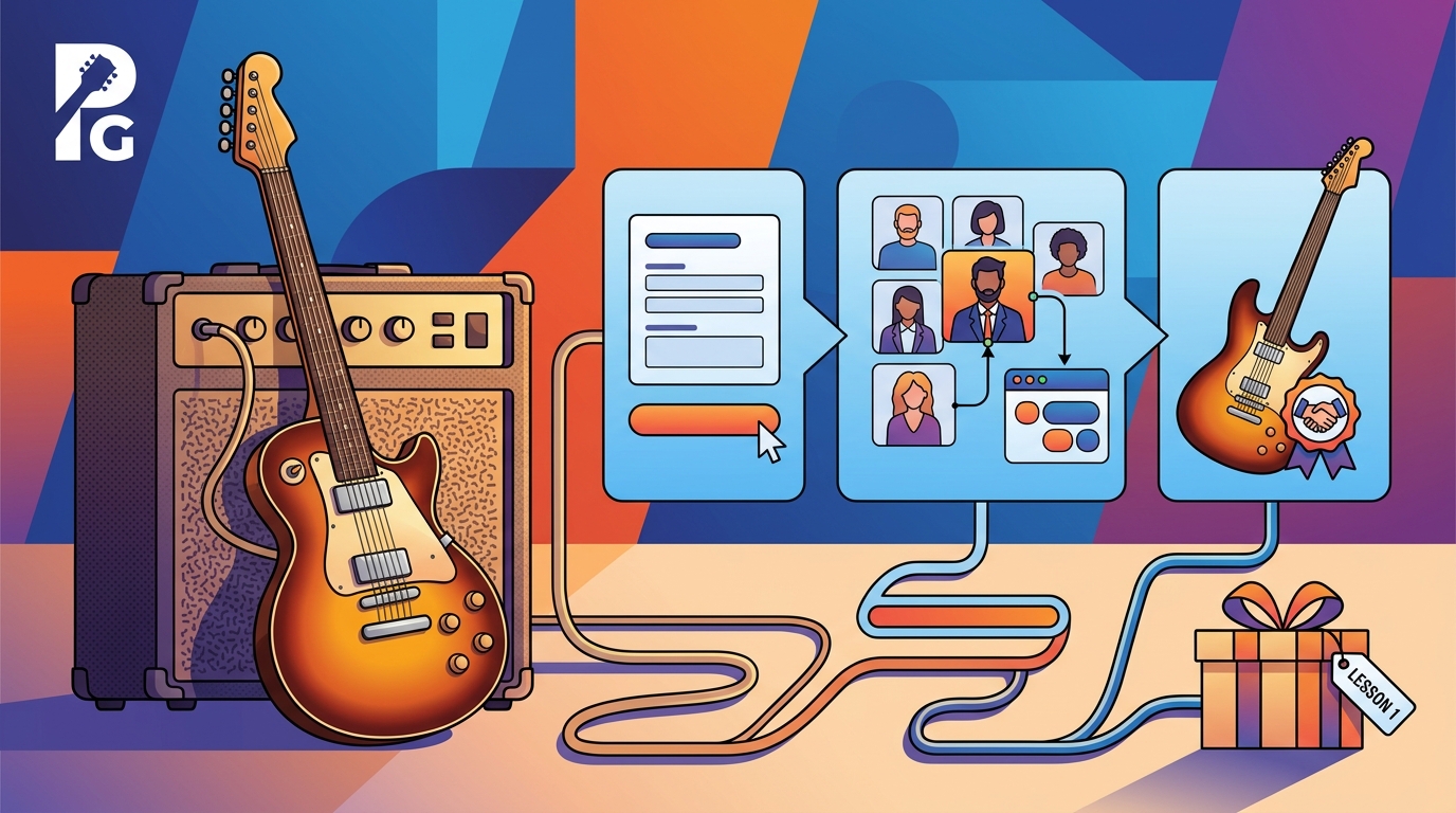 How to Sign Up for Guitar Lessons with Pay It Forward Guitar