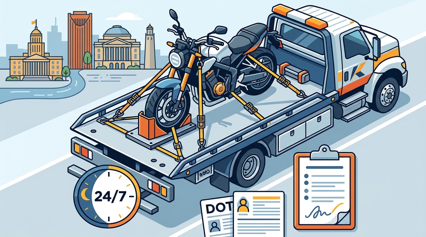 Who Tows Motorcycles in Dayton OH? The 2026 Guide