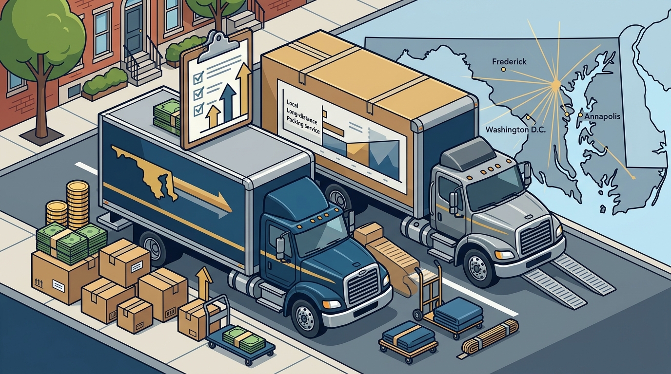 Baltimore Moving Rates vs. Nearby Cities: 2026 Guide