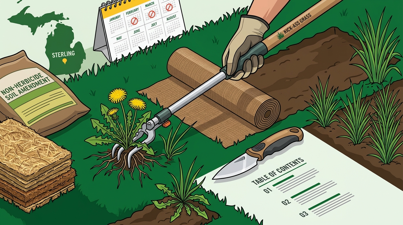 Non-Herbicide Weed Control Guide for Sterling, MI Lawns