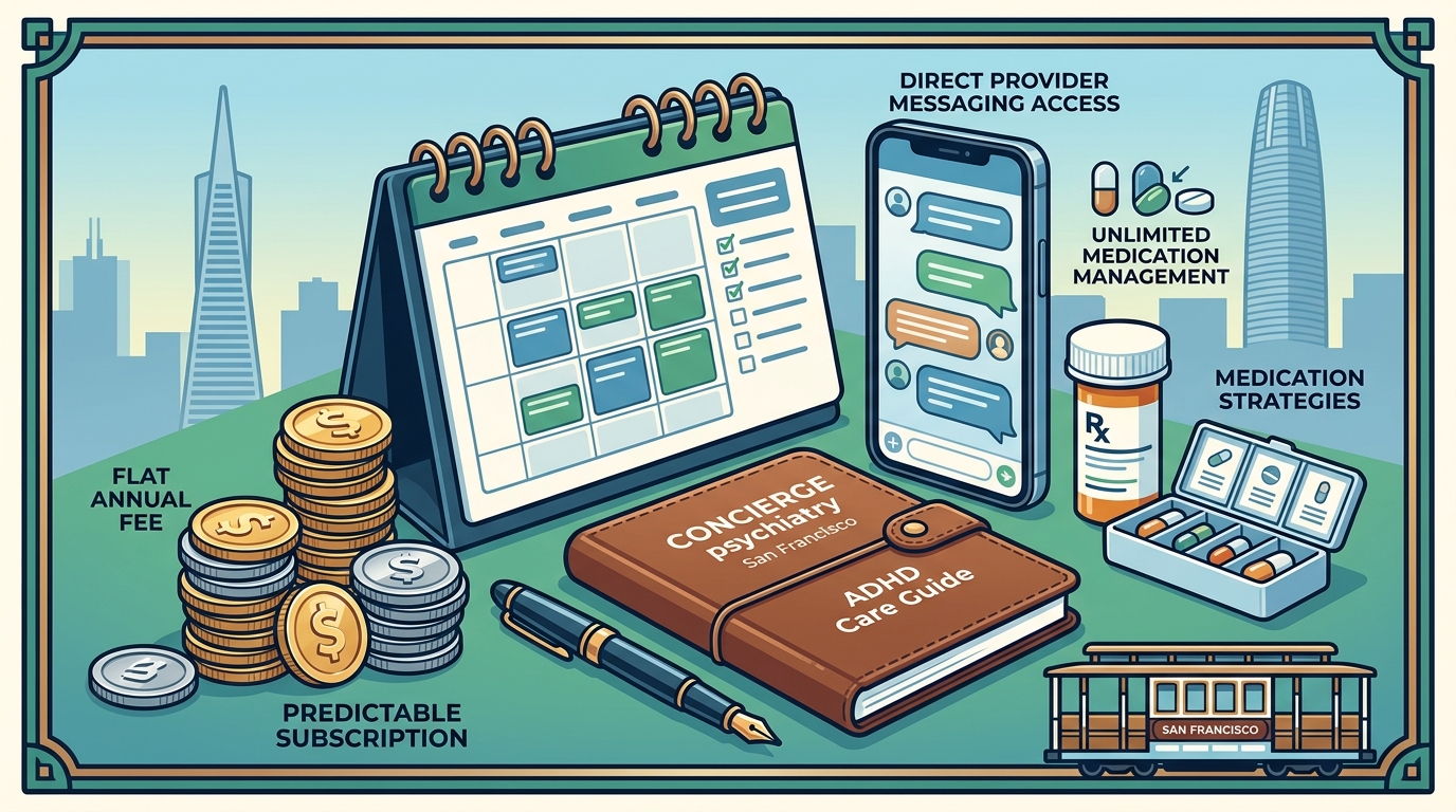 Concierge ADHD Care in San Francisco: Flat Fee Guide