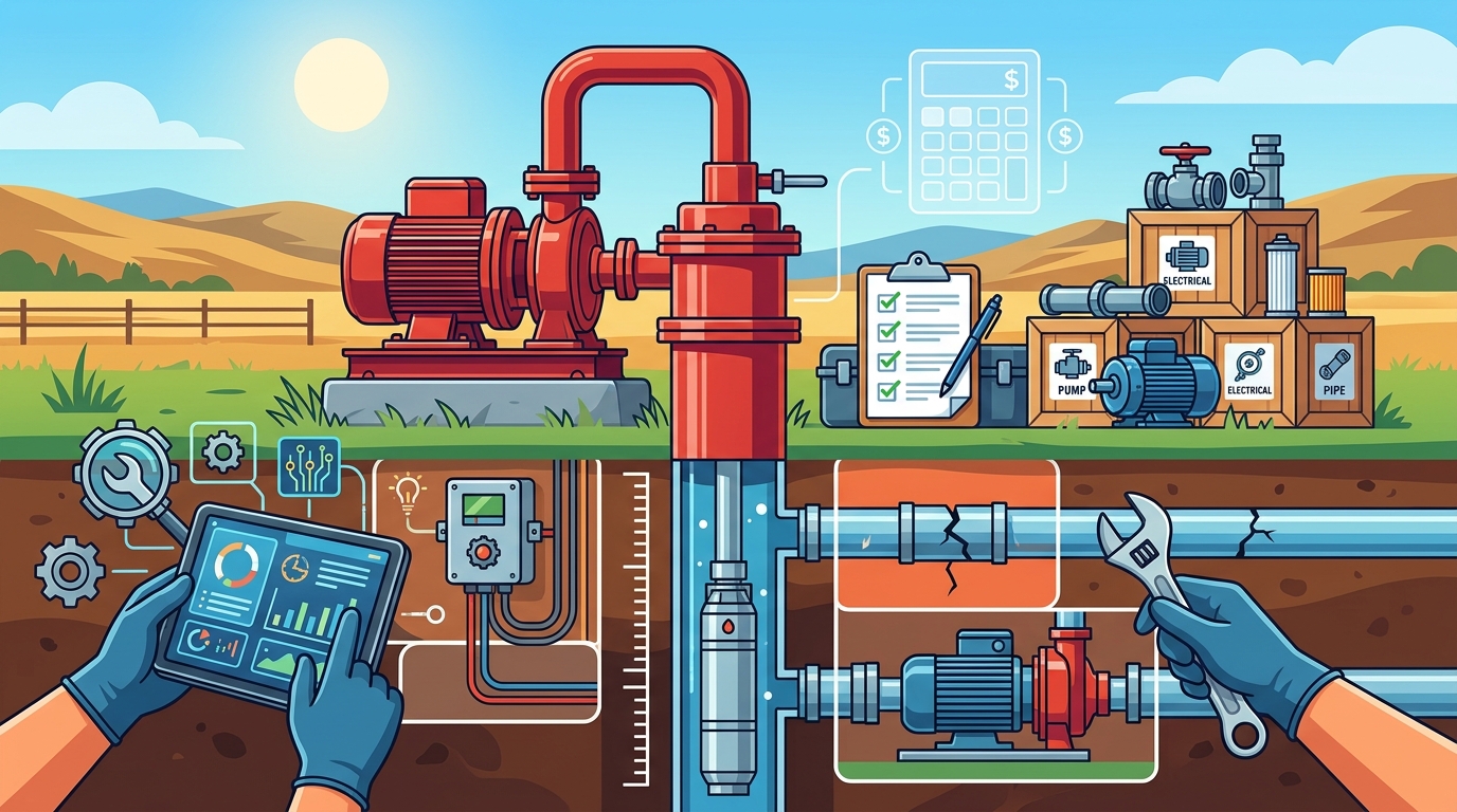 Agricultural Water System Repair Costs in Cheyenne, WY
