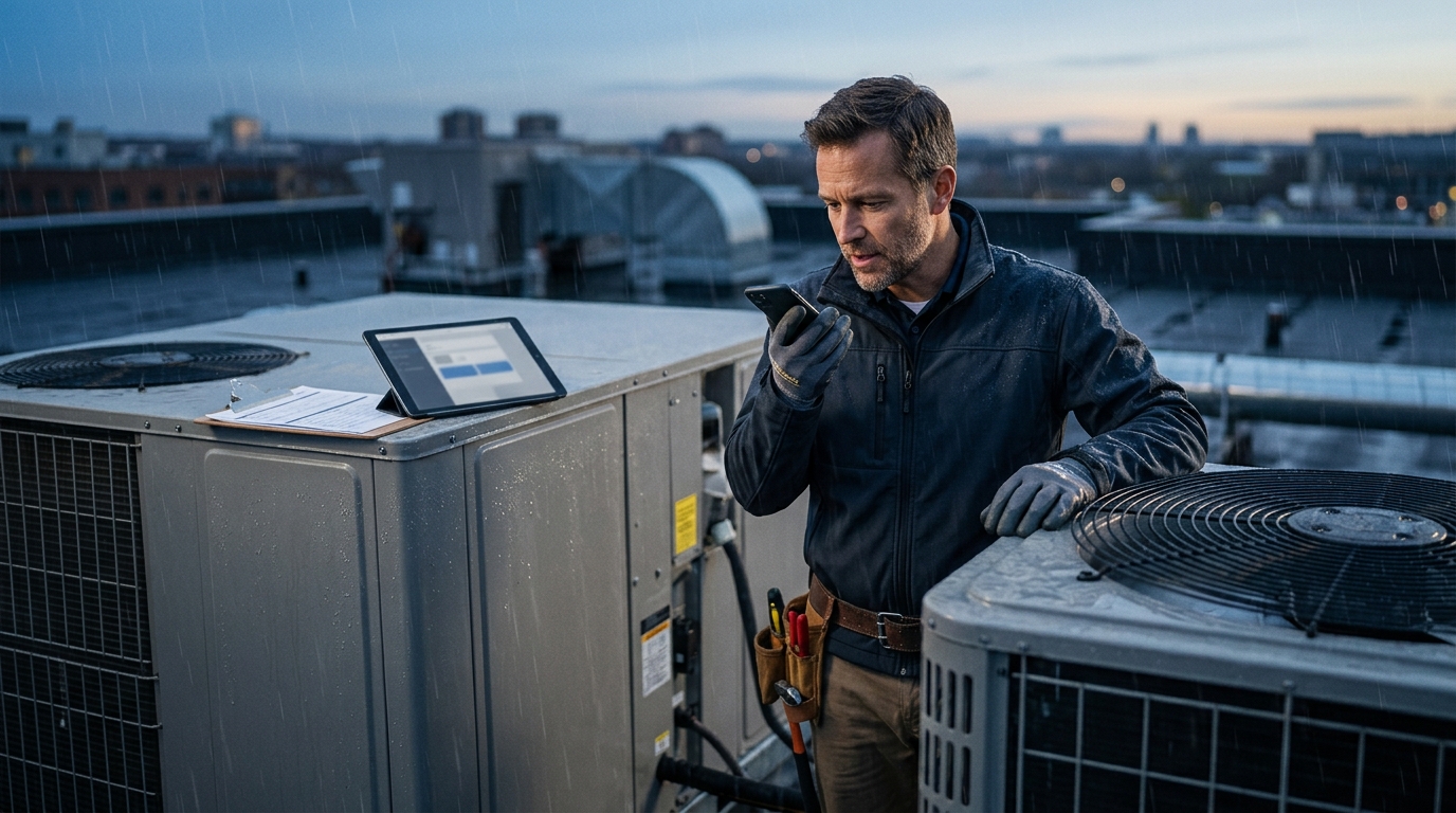 Voice Logging vs Manual Entry for HVAC Owners