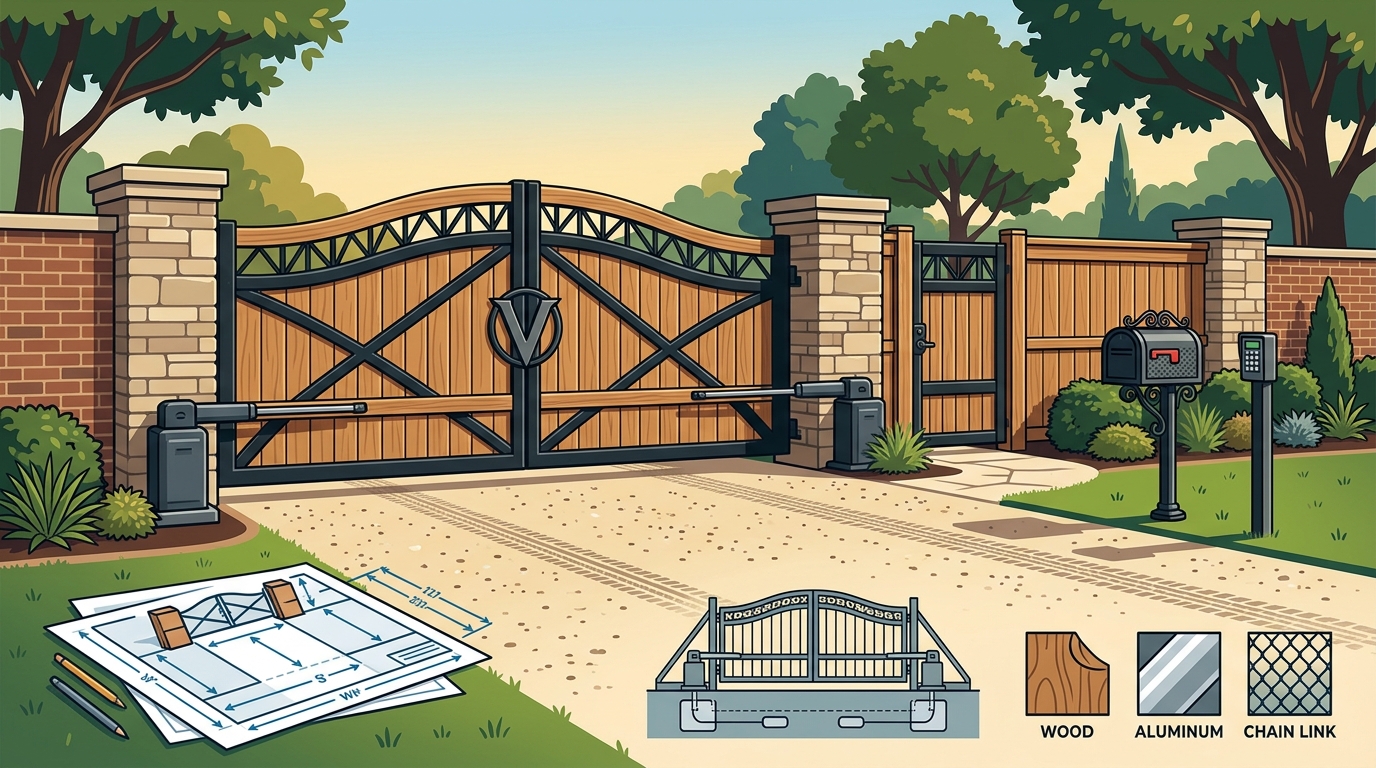 Driveway Gate Installation in Greenwood, LA: A Complete Guide