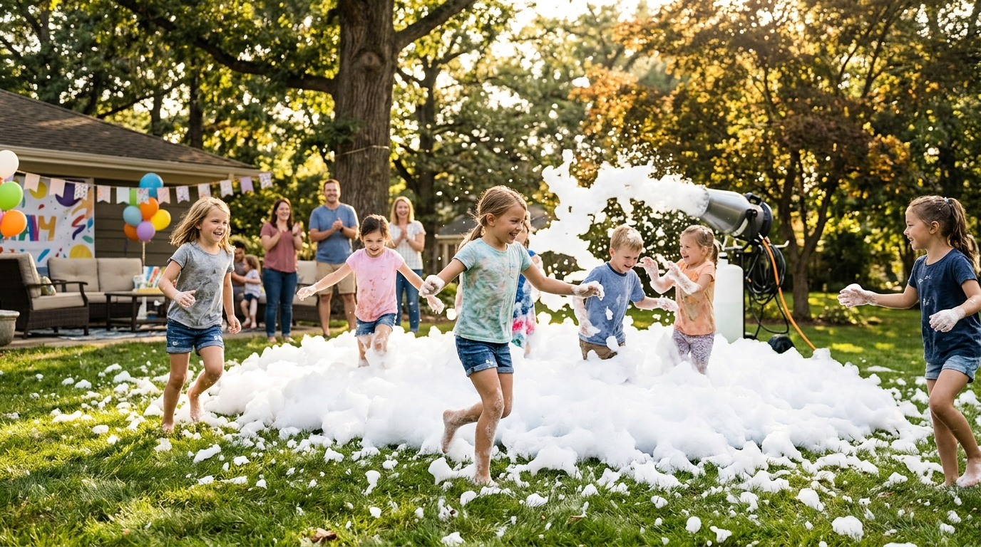 Foam Party Rentals Milwaukee: Backyard Birthday Guide