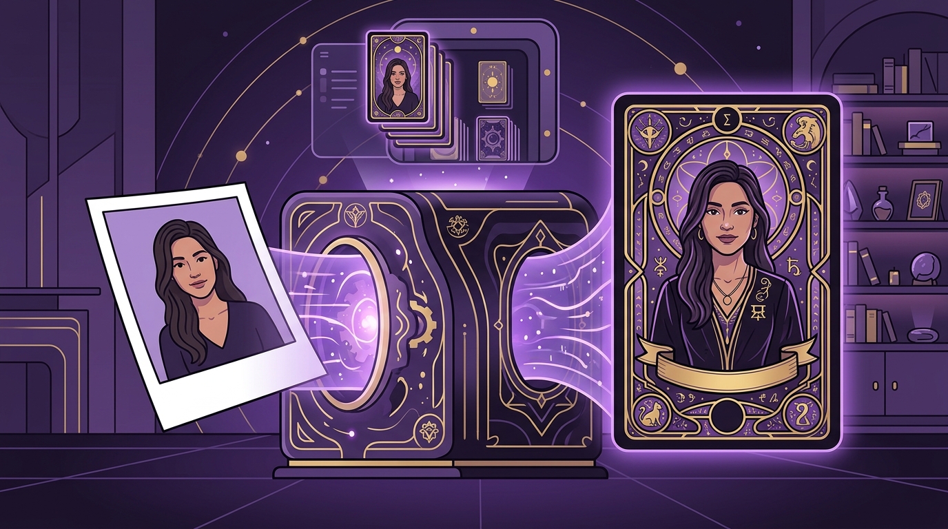 Tarosyn: Turn Photos Into Personalized Collectible Tarot Cards