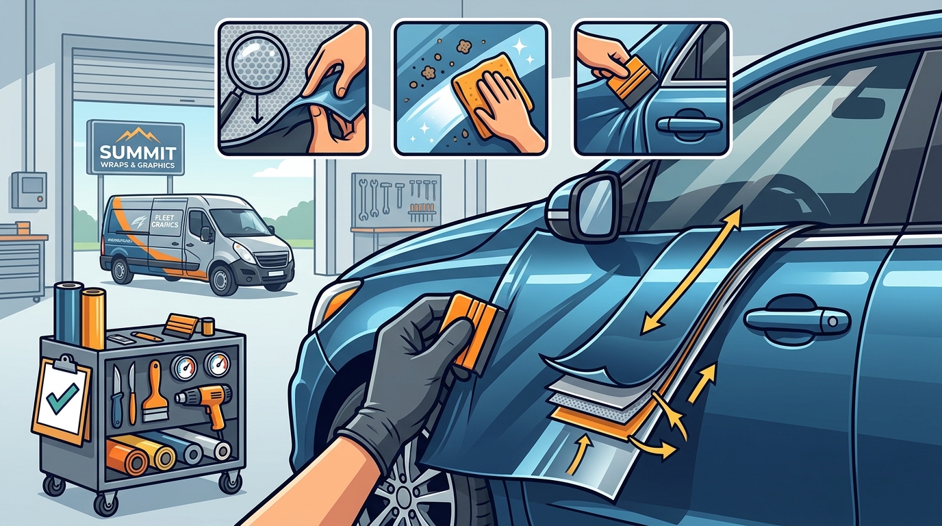 What Makes a Vehicle Wrap Installation Actually Last and Look?