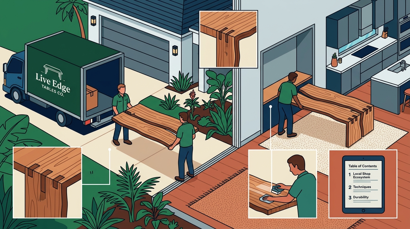 Custom Table Delivery and Installation Guide: Sarasota to Naples
