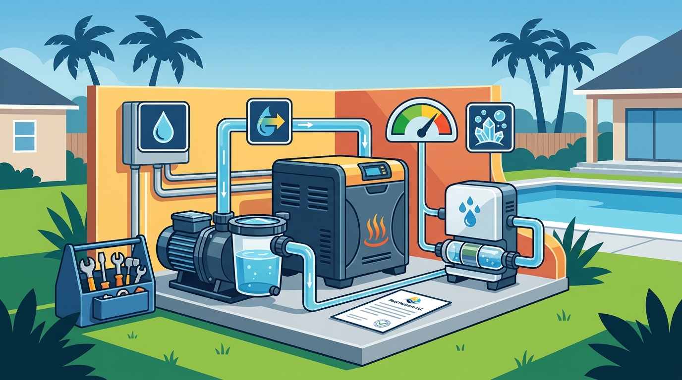 Who Inspects and Repairs Pool Pumps, Heaters, and Chlorinators?