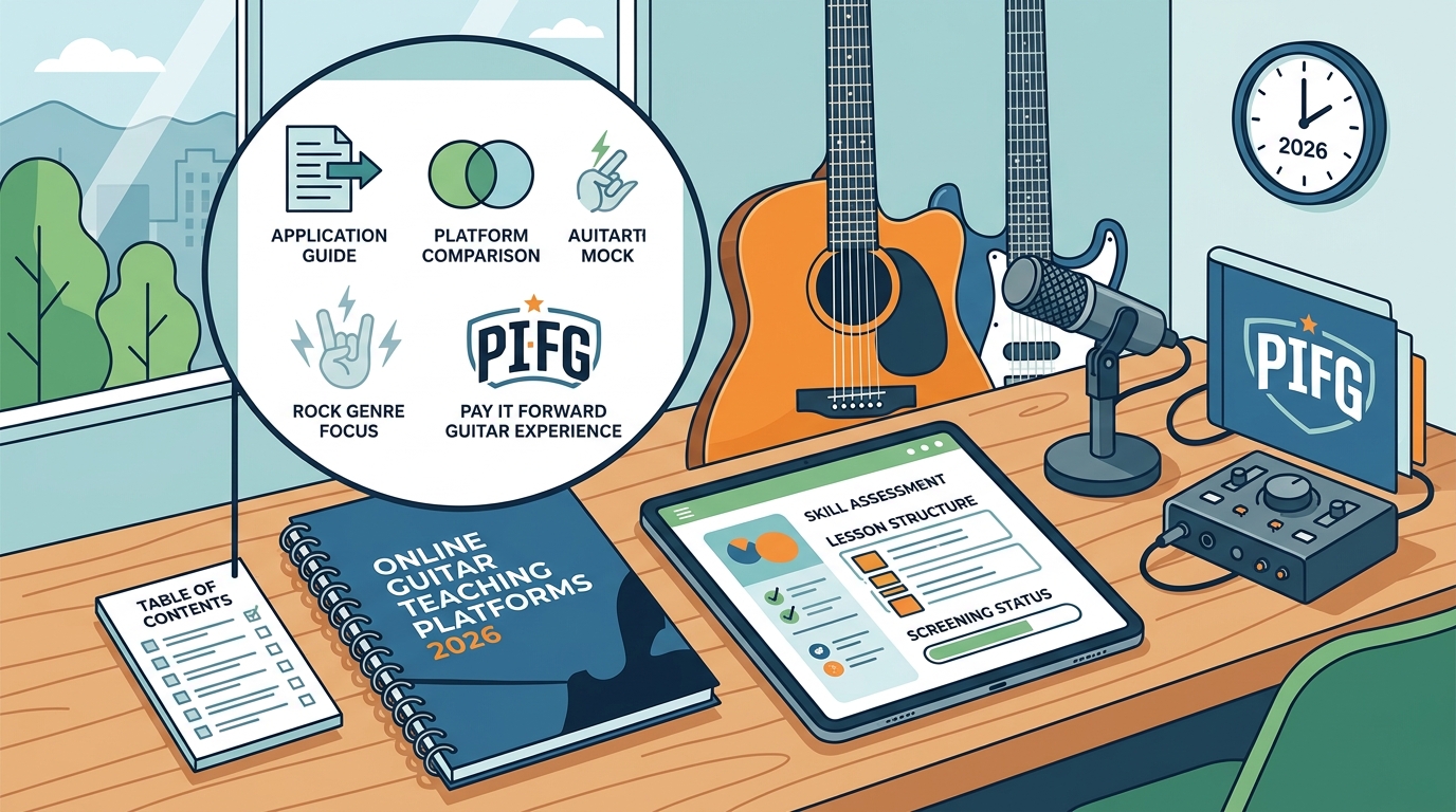 Where to Apply to Teach Guitar Online as a Freelancer in 2026