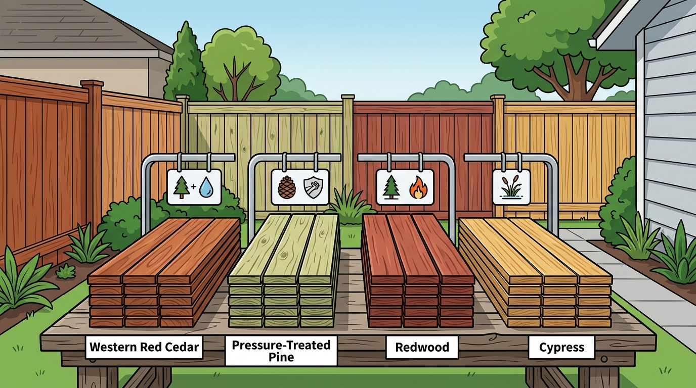 Wood Fencing Guide: Common Types and Regional Availability